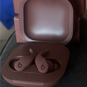 Beats by Dre Beats x Kim True Wireless Earbuds in Mauve and Tan